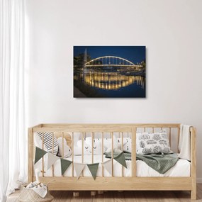 Tablou pe sticlă cu făntână arteziană (70x50 cm)