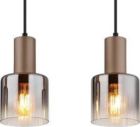 Globo 54318-4H - Lustră suspendată pe cablu WALTON 4xE27/40W/230V