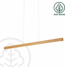 Lampă suspendată LED pe cablu VERDE LED/18W/230V 3000K 106 cm stejar