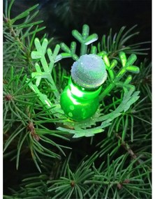 Instalație luminoasă Astra LED mini Om de zăpadă colorată, 20 beculețe