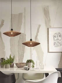 Lustra/Pendul eco din iuta Iguazu S disc 40cm, nat