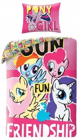 Micul meu ponei Fun set de lenjerie 140×200cm, 70×90 cm