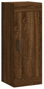 830507 vidaXL Dulap de perete, maro stejar, 34,5x34x90 cm, lemn prelucrat