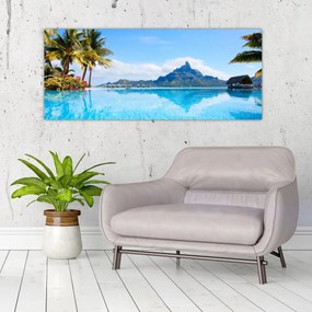 Tablou - Palmieri și plaje (120x50 cm)