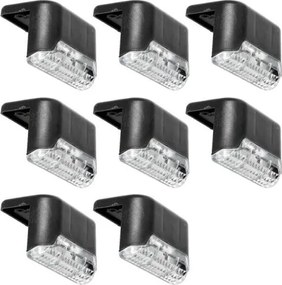 SET 8x corp de iluminat LED solar pentru scări LED/0,06W/1,2V 3000K IP44 600 mAh