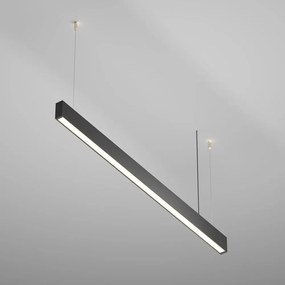 Lustra LED ajustabila design liniar tehnic BASIS negru