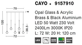 Lustra LED moderna design deosebit CAYO
