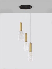 Lustra cu 3 pendule design modern Certa