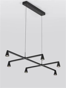 Lustra suspendata cu 6 spoturi LED RIVO