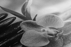 Tablou compoziție Zen meditativă în design alb-negru