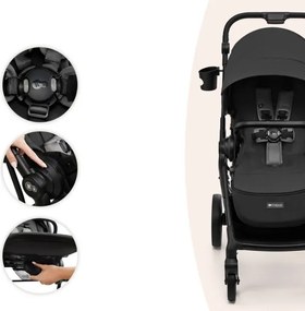 KINDERKRAFT SELECT YOXI - Cărucior sport gri Moonlight