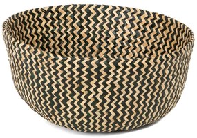 Coș depozitare din iarbă de mare Compactor Zic Zac, ⌀ 35 cm