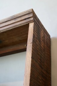 Etajeră cu 3 compartimente, din lemn reciclat, Grimaud