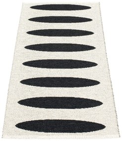 Covor tip traversă pentru interior și exterior negru 70x150 cm Ella Black – Pappelina