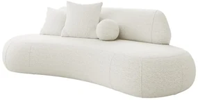 Canapea trei locuri Bally  (crem + negru). 1100111
