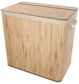 Juskys Coș de bambus Curly 150 L - natural