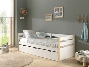 Sertar pentru pat copii MARGRIT, 90 x 190 cm, pentru spațiu de dormit sau depozitare – Vipack