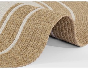 Covor rotund de exterior în culoare naturală ø 150 cm - NORTHRUGS
