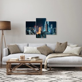 Tablou - Noaptea în Kuala Lumpur (90x60 cm)