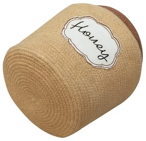 Coș de jucării pentru copii maro deschis din material textil ø 28x27 cm Honey Pot – Lorena Canals