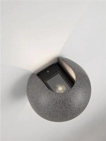 Aplica LED ambientala exterior IP65 SIMENTI Black Sandstone