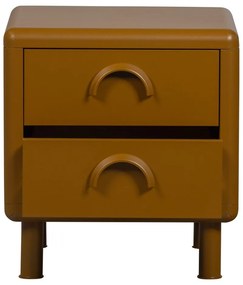 Noptieră galben ocru din metal Rune – WOOOD