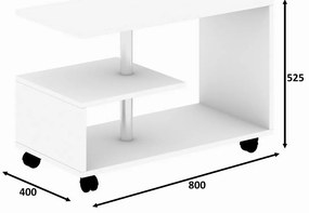 Măsuță de cafea Kara White