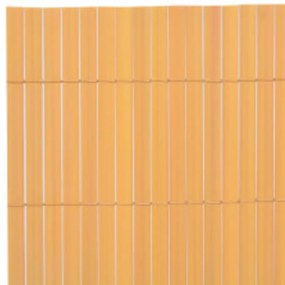 Gard pentru gradina cu 2 fete, galben, 90x400 cm 1, Galben, 90 x 400 cm