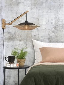 Aplica din bambus KALIMANTAN orizontal S natur, 44cm