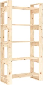 vidaXL Dulap de cărți/paravan de cameră 80x35x160 cm, lemn masiv