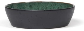 Bol mic verde/negru din gresie Gastro Green/Black – Bitz