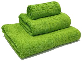 Set 3 prosoape de baie 70x130 cm, 50x90 cm, 30x50 cm, bumbac