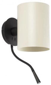 Aplica perete cu reader LED design modern GUADALUPE bej