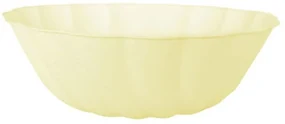 Colorat Vert Decor Farfurie adâncă galbenă, set de 6, 14,8 cm