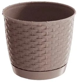 Ghiveci de plastic Ratolla Round bej, diam. 22 cm, 22 cm