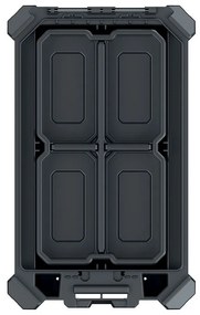 Organizator C, 36,8 cm, inaltime cu cutii, negru