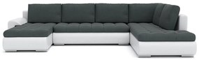 Expedo Canapea extensibilă în formă de TONIO II, 300x75x200, jasmine 96/soft 17, dreapta