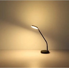 Globo 58504TS - Lampă de masă LED tactilă dimabilă SILVIO LED/6,5W/230V neagră