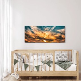 Tablou cu nori (120x50 cm)