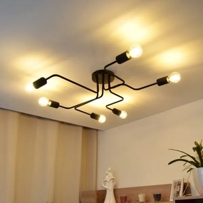 LED Lustră aplicată TUBE 6xE27/15W/230V