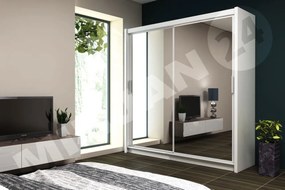 Dulap cu uși glisante 160 Berco (alb). Promo -17%. 1070489