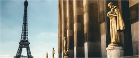 Tabou din piața Trocader, Paris (120x50 cm)