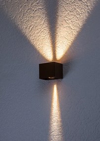 Aplica de exterior iluminat ambiental, Protectie IP54 Hallstatt maro