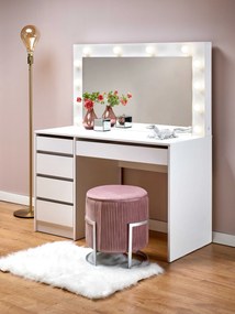 Zondo Masă de toaletă Heliconia (Alb) (cu oglindfă). 1039579