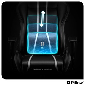 Scaun gaming Diablo X-One 2.0 Normal Size: negru-alb