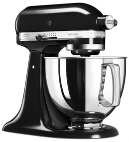 Mixer planetar KitchenAid Artisan Elegance 5KSM125EOB, 300W, 4.8 litri, Actionare directa, 10 viteze, Negru