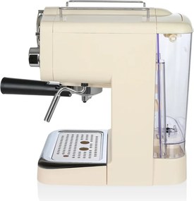 Espressor manual Zilan ZLN2992 Crem,15 Bar, 1.25 l, 1100W, Design Retro
