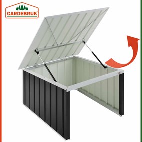 Deuba Garaj pentru robot de tuns iarba 89x90x54cm - antracit