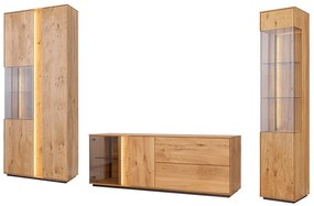 Set Living Aurora I, Lemn Masiv Stejar