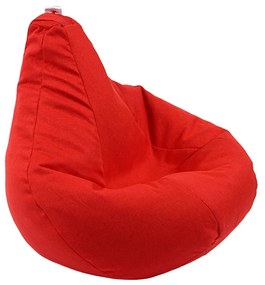 Fotoliu puf copii, Nirvana Light Pufrelax, Material Textil - Montana Red
